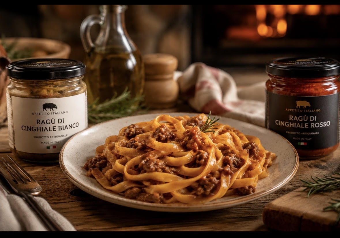 Fettuccine al ragu' di Cinghiale Toscano